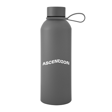 25 Oz. Blaire Recycled Aluminum Bottle With Silicone Easy Carry Strap